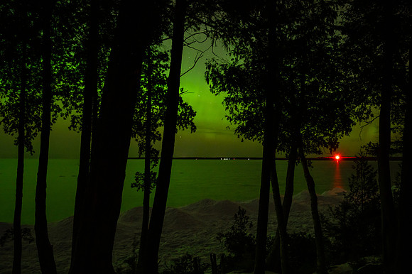 Northern Lights over Door County-109