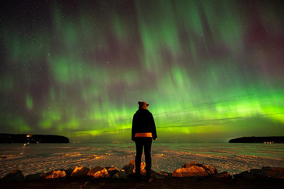 Northern Lights over Door County-93