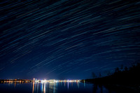 Star Trails with Aurora Ship Canal-2