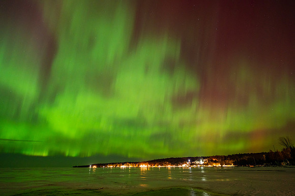 Northern Lights over Door County-43