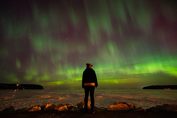 Northern Lights over Door County-93