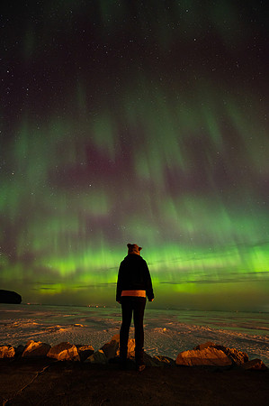 Northern Lights over Door County-94
