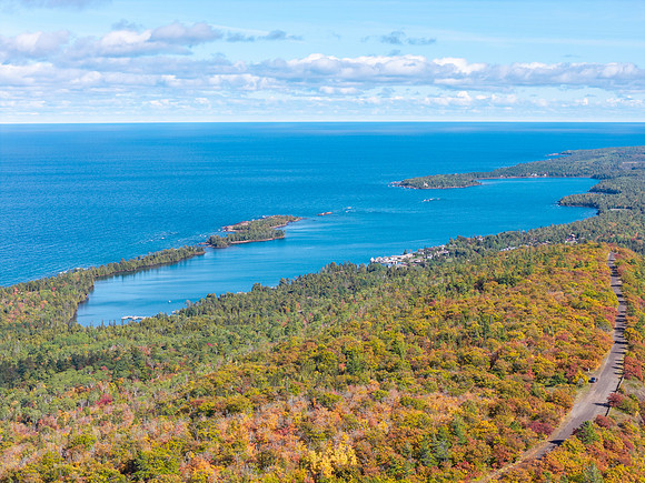 Hunters Point and Brockway Mt Fall Views-40