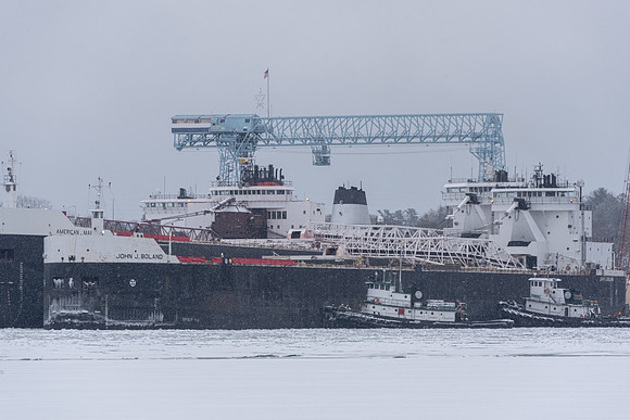 John J Boland Winter Arrival Sturgeon Bay 2021-8