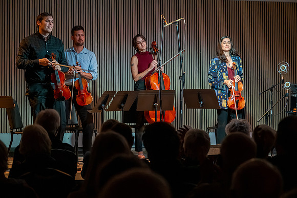 Eric Lewis and The Griffon String Quartet at the Muse-33
