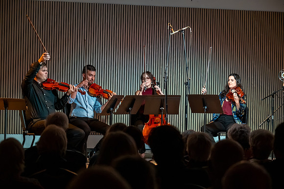 Eric Lewis and The Griffon String Quartet at the Muse-32
