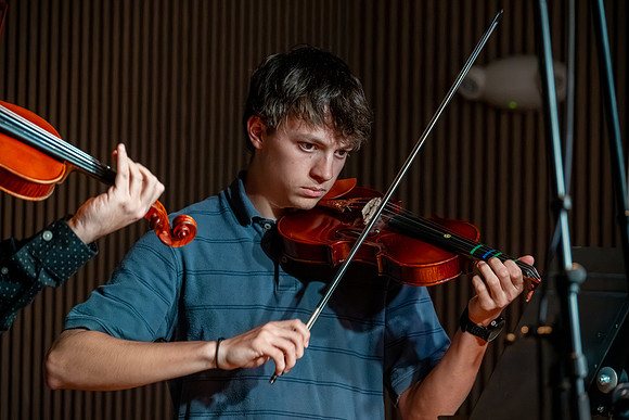 Eric Lewis and The Griffon String Quartet at the Muse-11