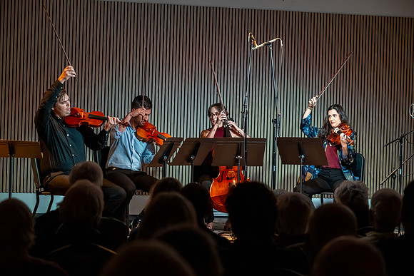 Eric Lewis and The Griffon String Quartet at the Muse-31