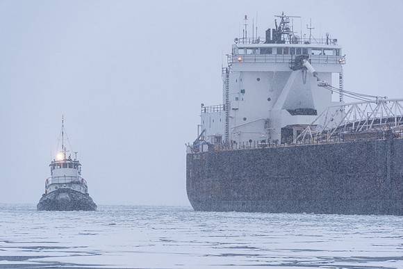 John J Boland Winter Arrival Sturgeon Bay 2021-3