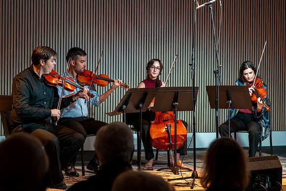 Eric Lewis and The Griffon String Quartet at the Muse-16