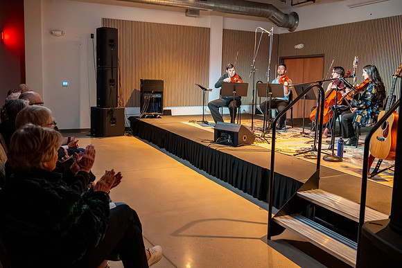 Eric Lewis and The Griffon String Quartet at the Muse-22