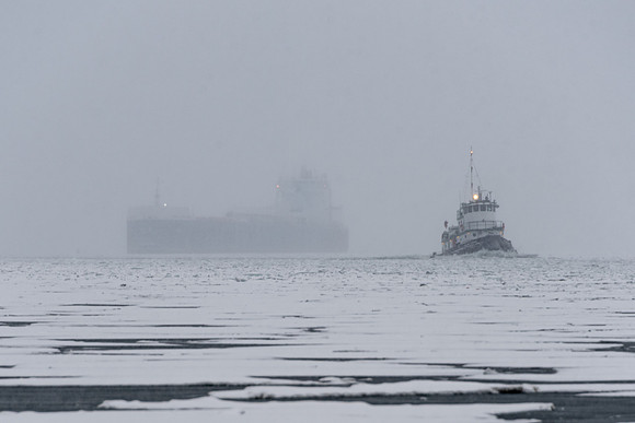 John J Boland Winter Arrival Sturgeon Bay 2021-1