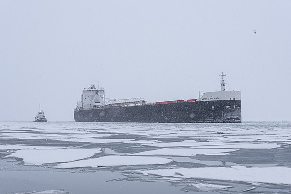 John J Boland Winter Arrival Sturgeon Bay 2021-4