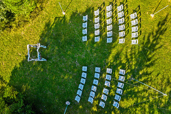 Thyme Hoop House Wedding Setup-1