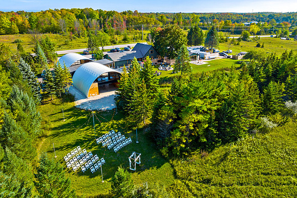 Thyme Hoop House Wedding Setup-5