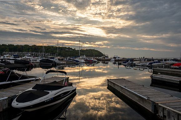 Sister Bay Marina Dusk-40-HDR