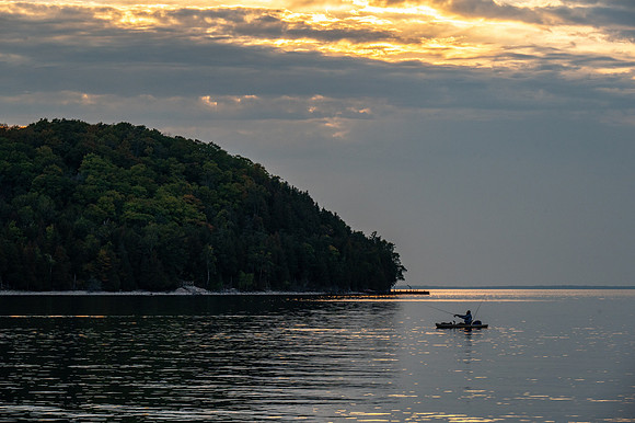 Sister Bay Marina Dusk-99