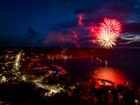 Fireworks Over Sister Bay-2