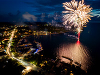 Fireworks Over Sister Bay-4