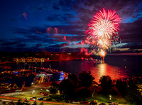 Fireworks Over Sister Bay-8