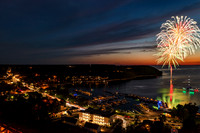 Fireworks Over Sister Bay-10