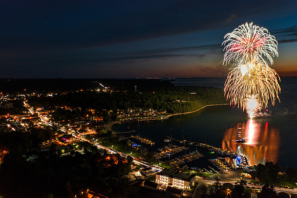 Fireworks Over Sister Bay-13
