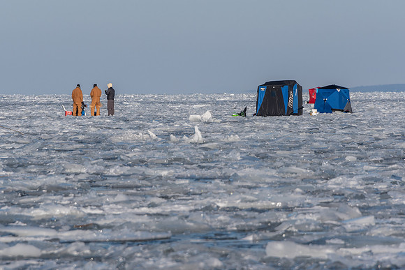 01-23-2021-Dan Eggert-Out on Bay Ice Fishing off of Little Sturgeon-5