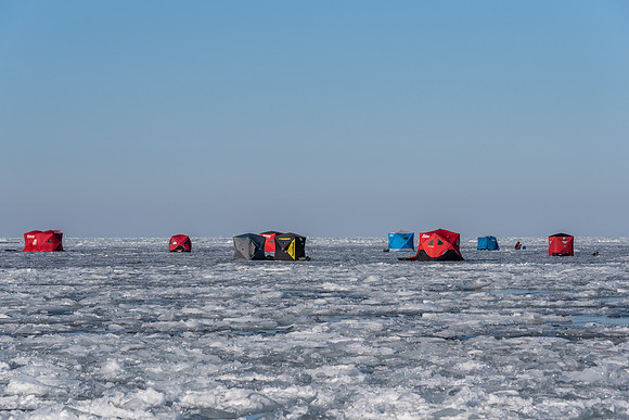01-23-2021-Dan Eggert-Out on Bay Ice Fishing off of Little Sturgeon-3