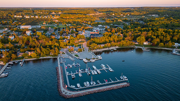 Egg Harbor Marina Golden Hour-8
