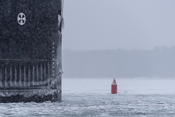 John J Boland Winter Arrival Sturgeon Bay 2021-6