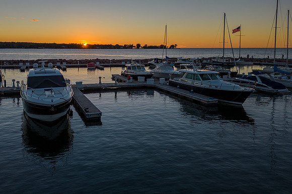 Egg Harbor Marina Golden Hour-10